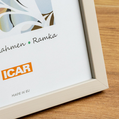 Ramka Icar Pinia - różne kolory i formaty - Kremowy, 15x21, 15x21