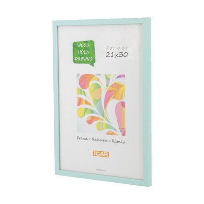 Ramka Icar Pinia - różne kolory i formaty - Jasna mięta, 21x30, 21x30