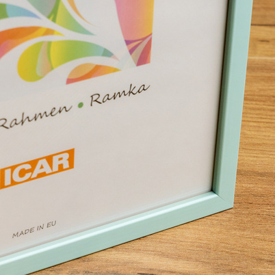 Ramka Icar Pinia - różne kolory i formaty - Jasna mięta, 21x30, 21x30