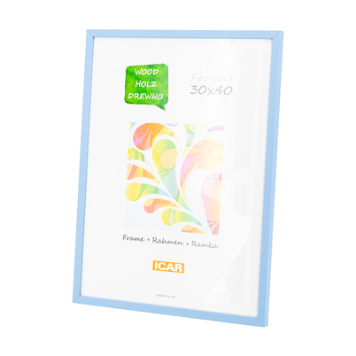 Ramka Icar Pinia - różne kolory i formaty - Jasny błękit, 30x40, 30x40