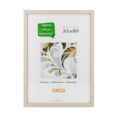 Ramka Icar Pinia - różne kolory i formaty - Kremowy, 21x30, 21x30