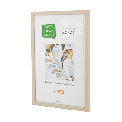 Ramka Icar Pinia - różne kolory i formaty - Kremowy, 21x30, 21x30
