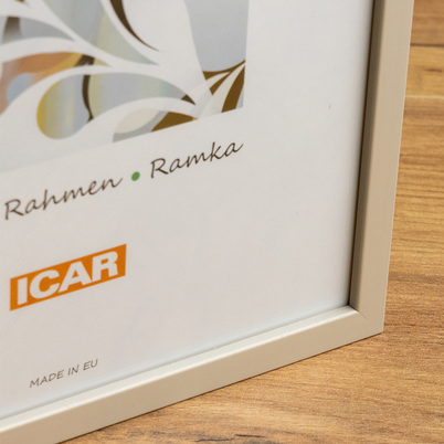 Ramka Icar Pinia - różne kolory i formaty - Kremowy, 21x30, 21x30