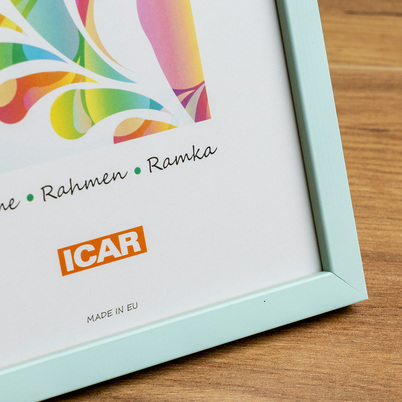 Ramka Icar Pinia - różne kolory i formaty - Jasna mięta, 15x21, 15x21