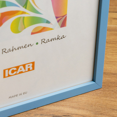Ramka Icar Pinia - różne kolory i formaty - Jasny błękit, 21x30, 21x30