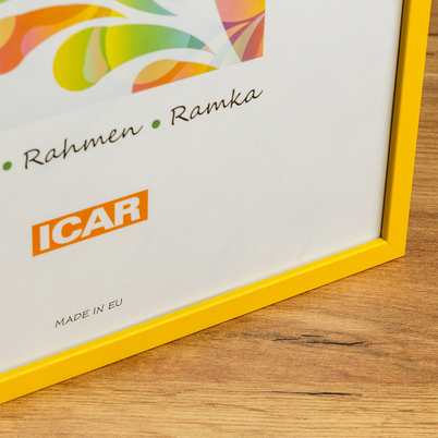 Ramka Icar Pinia - różne kolory i formaty - żółty, 30x40, 30x40