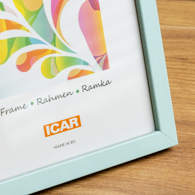 Ramka Icar Pinia - różne kolory i formaty - Jasna mięta, 13x18, 13x18