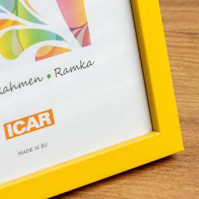 Ramka Icar Pinia - różne kolory i formaty - żółty, 13x18, 13x18