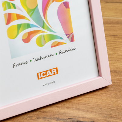 Ramka Icar Pinia - różne kolory i formaty - Jasnoróżowy, 13x18, 13x18