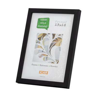 Ramka Icar Pinia - różne kolory i formaty - Czarny, 13x18, 13x18