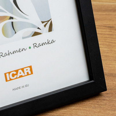 Ramka Icar Pinia - różne kolory i formaty - Czarny, 13x18, 13x18