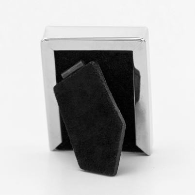 Ramka Italia Metalowa Mini 3,5x3,5 - Srebrny, 3,5x4,5, 3,5x4,5