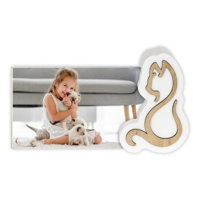 Ramka Italia Milo - Drewno z białym, 10x15, 10x15