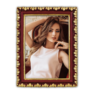 Ramka Italia Perpignan - Czerwony, 13x18, 13x18