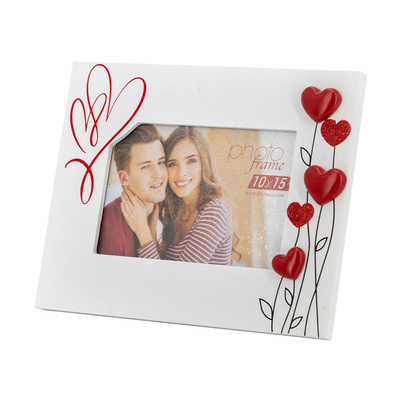 Ramka Italia Hilda  - Pion I Poziom - Biały, 10x15, 10x15 pozioma