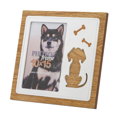 Ramka Italia 10x15 Peggy ZX346 - Brązowo-biała, 10x15, 10x15 pionowa