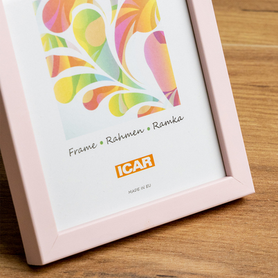 Ramka Icar Pinia - różne kolory i formaty - Jasnoróżowy, 10x15, 10x15