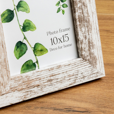 Ramka Styler Narvik - różne kolory i formaty - Naturalne drewno z białym, 13x18, 13x18