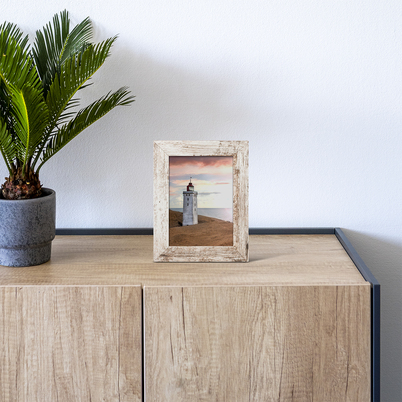 Ramka Styler Narvik - różne kolory i formaty - Naturalne drewno z białym, 13x18, 13x18