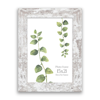 Ramka Styler Narvik - różne kolory i formaty - Naturalne drewno z białym, 15x21, 15x21