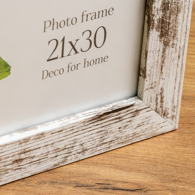 Ramka Styler Narvik - różne kolory i formaty - Naturalne drewno z białym, 21x30, 21x30
