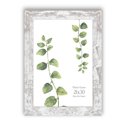 Ramka Styler Narvik - różne kolory i formaty - Naturalne drewno z białym, 21x30, 21x30