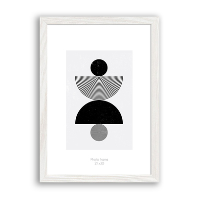 Ramka Styler Kyoto - różne kolory i formaty - Jasnoszary, 21x30, 21x30