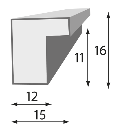 Ramka Styler Prague - różne kolory i formaty - Różowe złoto, 13x18, 13x18