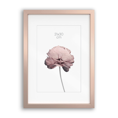 Ramka Styler Prague - różne kolory i formaty - Różowe złoto, 21x30, 21x30
