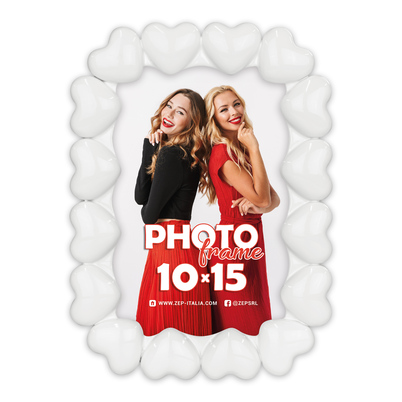 Ramka Italia Margherita - różne kolory - Biały, 10x15, 10x15