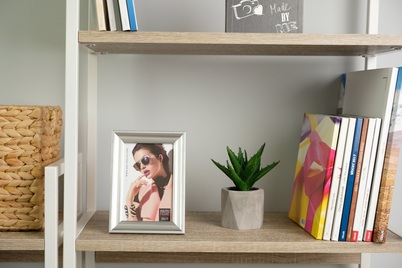 Ramka ITALIA 10x15 Majestic Srebrna (MJ46S) - srebrny