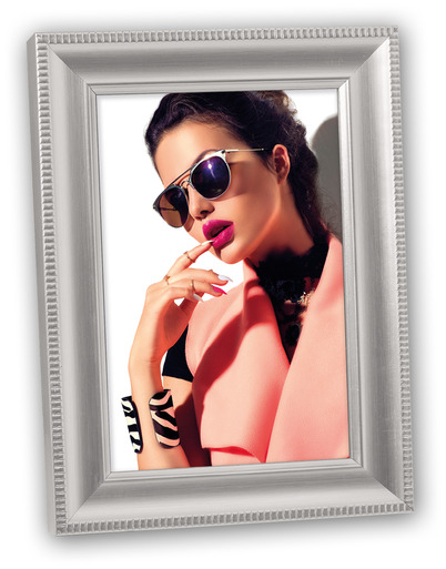 Ramka ITALIA 13x18 Majestic Srebrna (MJ57S) - srebrny