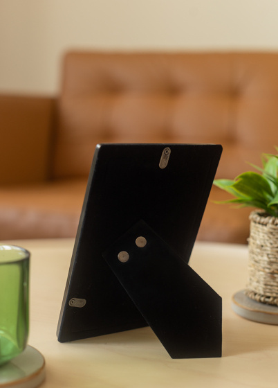 Ramka Italia Black Metal - różne formaty - Czarny, 15x20, 15x20