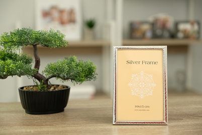 Ramka ITALIA 10X15 (120S07-4R) - srebrny