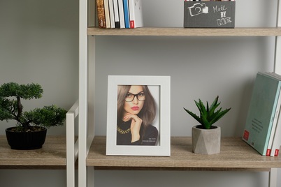 Ramka ITALIA 13x1815 GARDA Biała (K557W) - biały