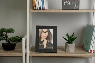 Ramka ITALIA 13x18 GARDA Czarna (K457B) - czarny