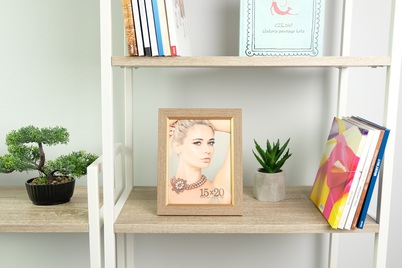 Ramka ITALIA 15x20 QUENTIN brązowa (ZRB68) - złoty