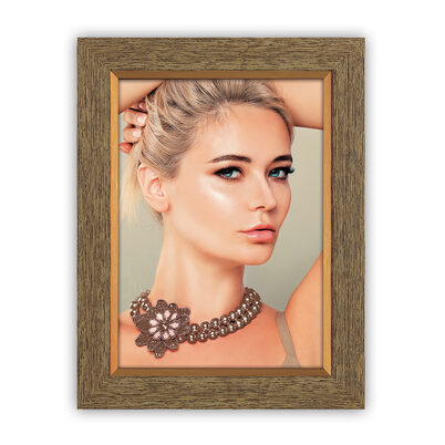 Ramka ITALIA 15x20 QUENTIN brązowa (ZRB68) - złoty