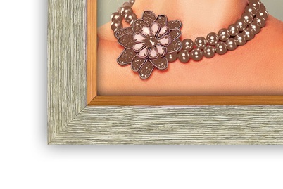 Ramka ITALIA 15x20 QUENTIN White (ZRW68) - złoty