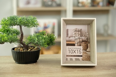 Ramka ITALIA 10x15 SCOTT GREY PZG46 - kremowy