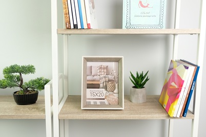 Ramka ITALIA 15x20 SCOTT GREY (PZG68) - kremowy