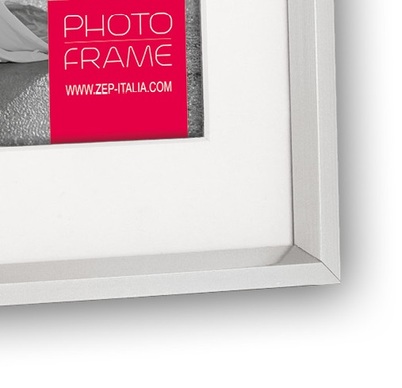 Ramka ITALIA 10x15/15x20 Srebrna (ALPS3) - srebrny