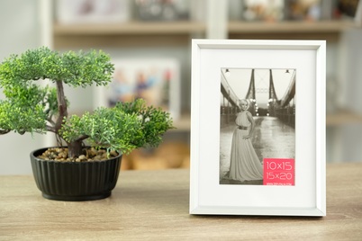 Ramka ITALIA 10x15/15x20 Srebrna (ALPS3) - srebrny