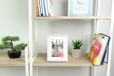 Ramka ITALIA 10x15/15x20 Srebrna (ALPS3) - srebrny