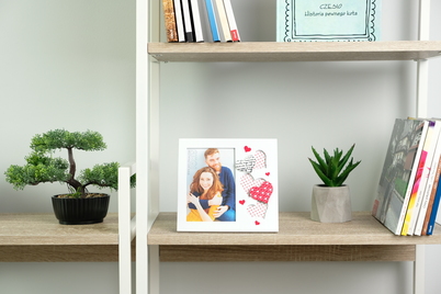 Ramka ITALIA 10x15 ARISA WG746 - biały