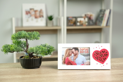 Ramka ITALIA 10x15 LIA HORIZONTAL LD246 - biały