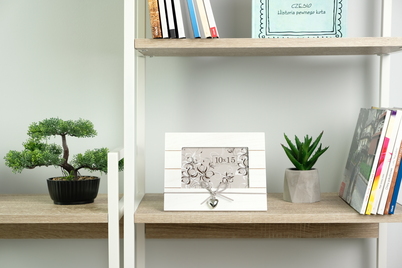 Ramka Italia Arial vertical - różne formaty - Biały, 15x21, 10x15 pozioma