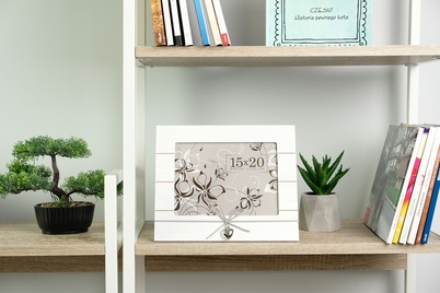 Ramka Italia Arial vertical - różne formaty - Biały, 15x21, 15x20 pozioma