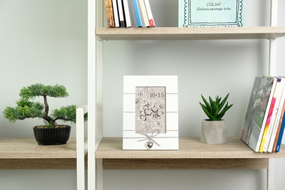 Ramka Italia Arial vertical - różne formaty - Biały, 15x21, 10x15 pionowa