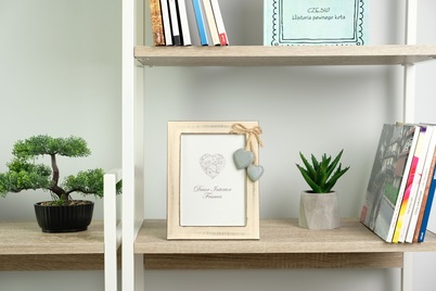 Ramka ITALIA 13x18 METZ CREAM (HHP157) - kremowy